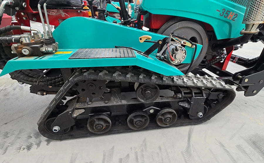 5 In 1 Machine Widely Used Agricultural Machinery Small Rice Farming Equipment Mini Crawler Tractor With Excavator