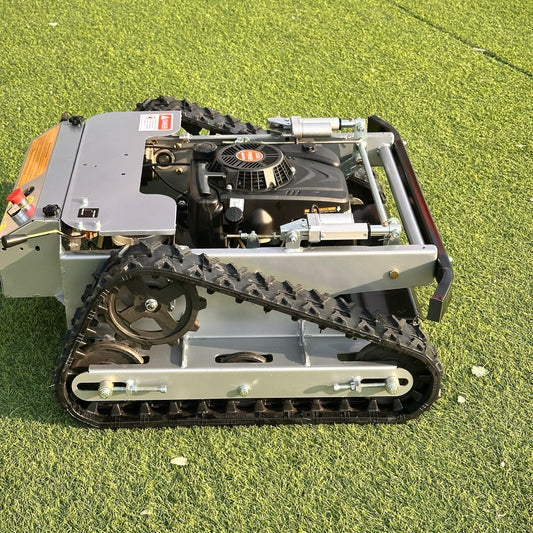 800mm All-Terrain Automatic Lawn Mower Remote Control Multifunctional Garden Weeding Track Type