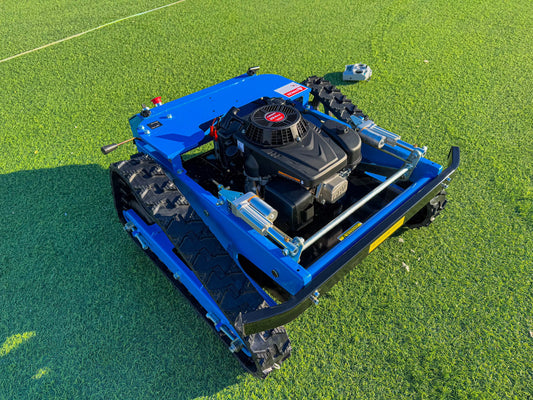 800mm All-Terrain Automatic Lawn Mower Remote Control Multifunctional Garden Weeding Track Type