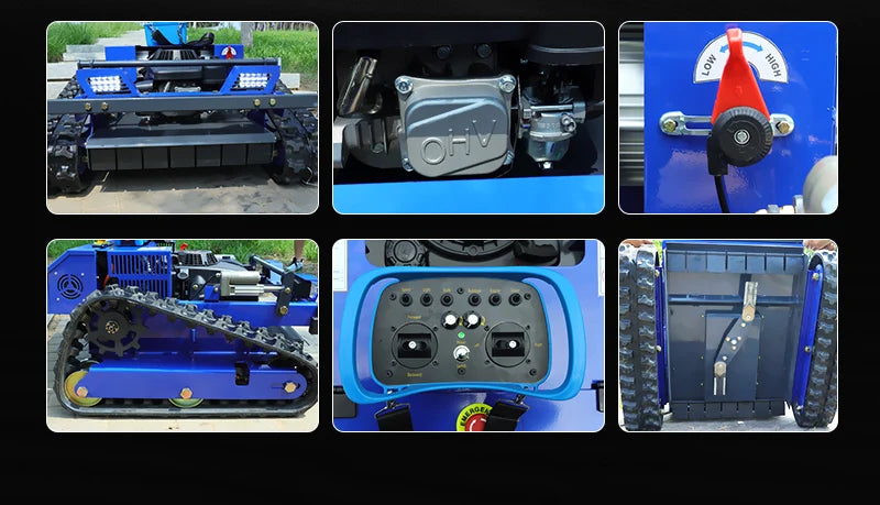 Garden and Agricultural Use Crawler Remote Control Lawn