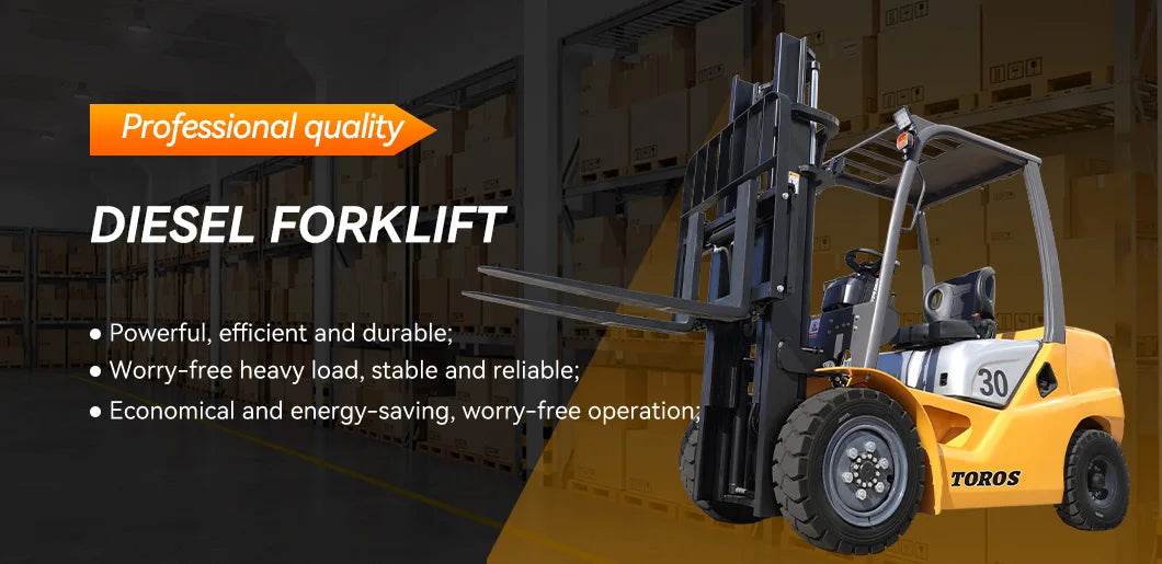 Forklift diesel 2.5 ton traction 4x4 forklift Diesel 3 ton 3.5 ton diesel